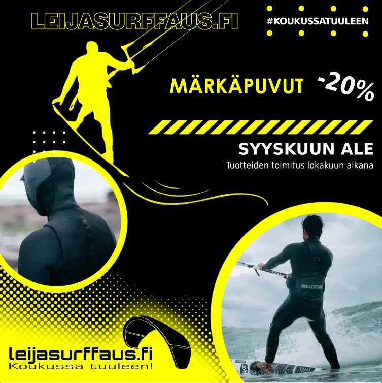 Syyskuun tarjous märkäpuvut